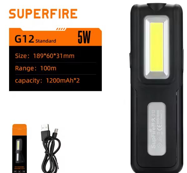 Pin Super Fire Đèn pin SuperFire G12 - FADATECH VIỆT NAM